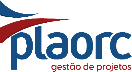 Logo PLAORC com a assinatura gestão de projetos